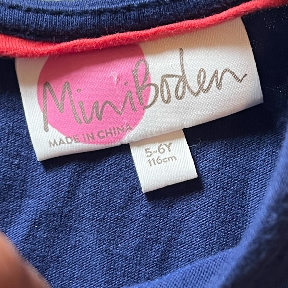 Mini Boden Girls Fun Jersey Woven Dress For Girls - Picture 4 of 7